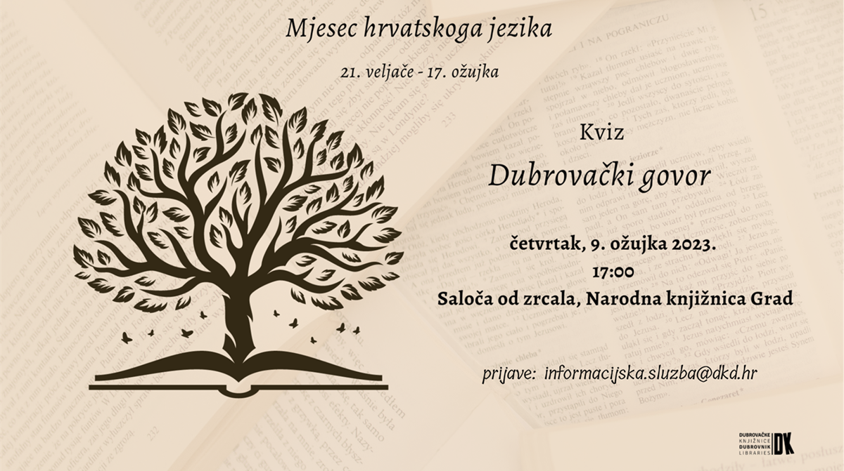 Dubrovački govor: kviz za učenike šestih i sedmih razreda osnovnih škola