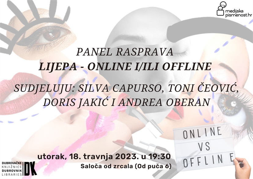 "Lijepa - online i/ili offline" - panel rasprava u Saloči od zrcala