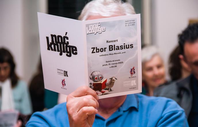 Zbor Blasius održao koncert u okviru Noći knjige