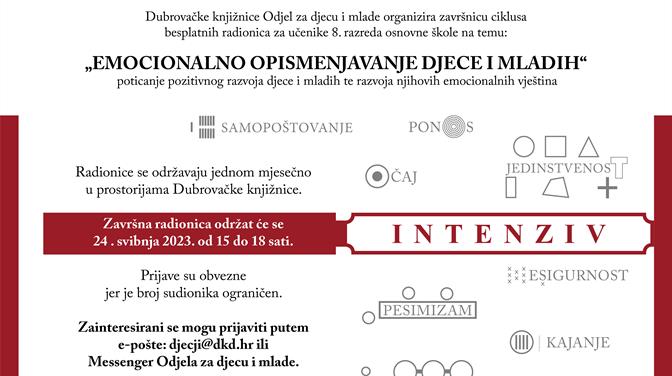 Završna radionica "Emocionalno opismenjavanje djece i mladih"