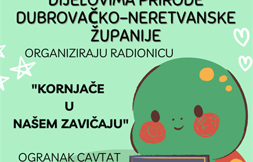 Radionica “Kornjače u našem zavičaju” u ogranku Cavtat