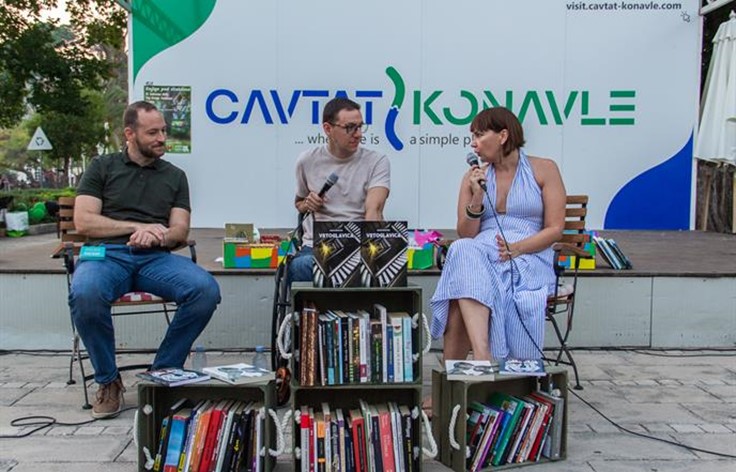 Davor Novevski predstavio roman "Vrtoglavica" u Cavtatu