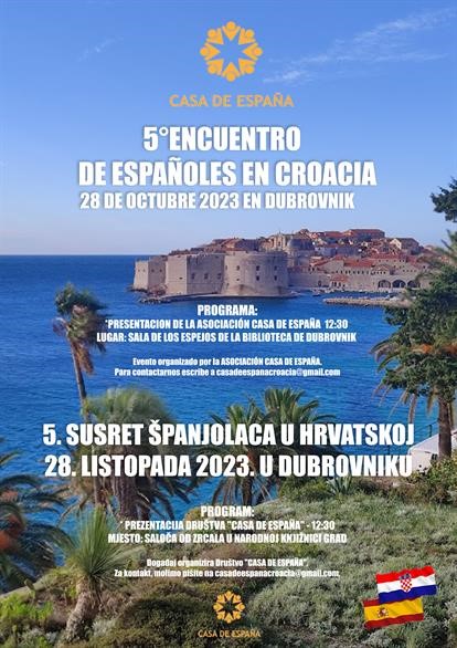 CASA DE ESPAÑA Peti susret Španjolaca u Hrvatskoj