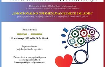 RADIONICA ZA SEDMAŠE Emocionalno opismenjavanje djece i mladih
