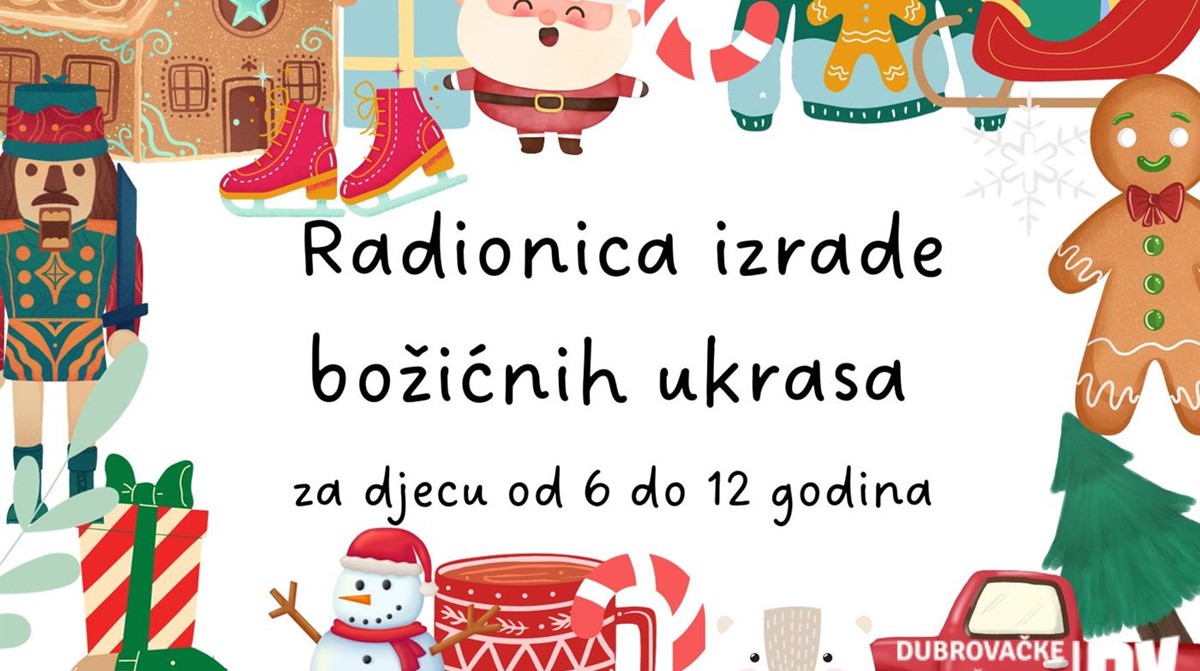 DJECO, UKRASITE KNJIŽNICU! Radionica izrade božićnih ukrasa na Dječjem odjelu