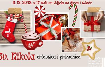 Crtaonica/pričaonica o sv. Nikoli na Dječjem odjelu