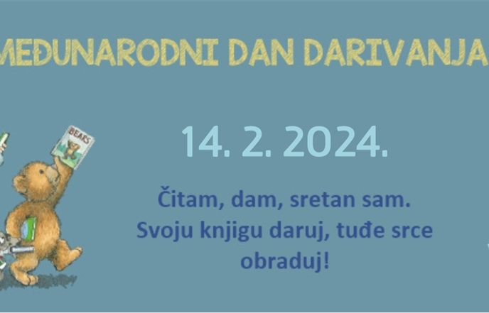 Poziv za sudjelovanje u akciji „Dan darivanja knjiga“