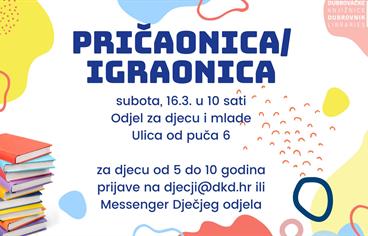 DJEČJI ODJEL Pričaonica/igraonica Alias i edukativne priče