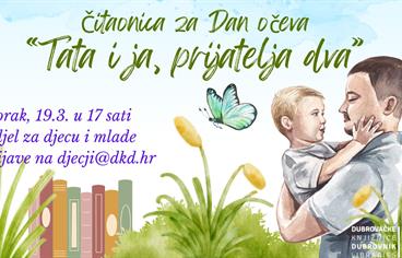 DJEČJI ODJEL Kreativna čitaonica "Tata i ja, prijatelja dva"
