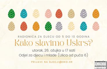 DJEČJI ODJEL Radionica "Kako slavimo Uskrs?"