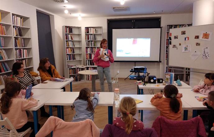 Članice Alijanse u Ogranku Lapad održale dječji program za učenje francuskog jezika
