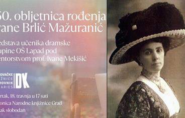 Predstava dramske skupine OŠ Lapad povodom 150. obljetnice rođenja I. B. Mažuranić