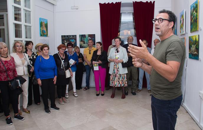 Otvorena izložba Dubrovačke udruge likovnih umjetnika u čast Nikoli Ninu Dubčiću