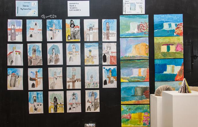 Izložba dječjih radova u prizemlju Narodne knjižnice