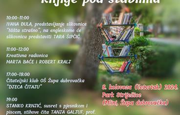 ŽUPA DUBROVAČKA “Knjige pod stablima” u parku Striježice