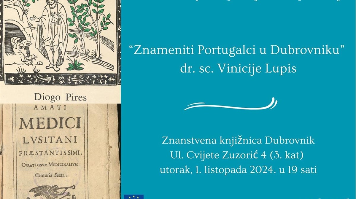 Predavanje Vinicija Lupisa o znamenitim Portugalcima u Dubrovniku