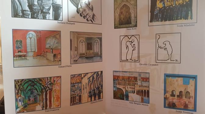 Izložba Galerije Artur ''Knežev dvor'' u prizemlju Narodne knjižnice