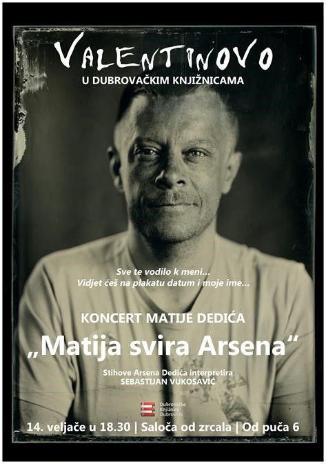 Valentinovo uz koncert Matije Dedića