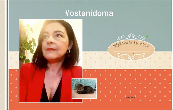 Diana Brkić predstavlja zbirku pjesama "Bilježnica iz karantene"