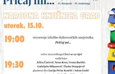 Izložba dubrovačkih umjetnika i "storytelling" večer naših sugrađana