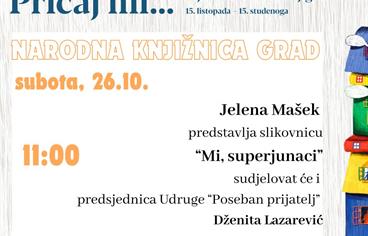 Jelena Mašek predstavlja slikovnicu “Mi, superjunaci”