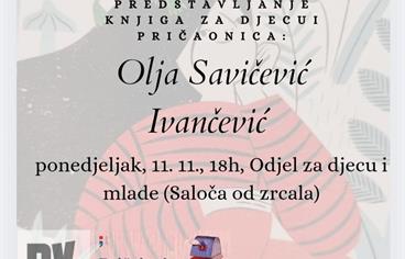 Susret s književnicom Oljom Savičević Ivančević