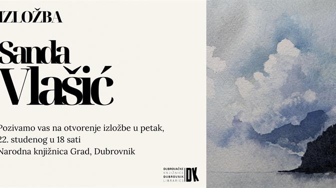Izložba akvarela umjetnice Sande Vlašić