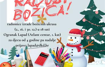 Radionice u Ogranku Lapad “Radost Božića”