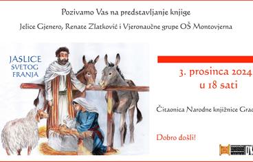 Jelica Gjenero predstavlja slikovnicu "Jaslice svetog Franja”