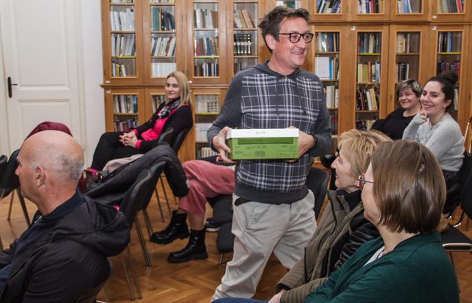 Igor Beleš predstavio roman "Listanje kupusa"