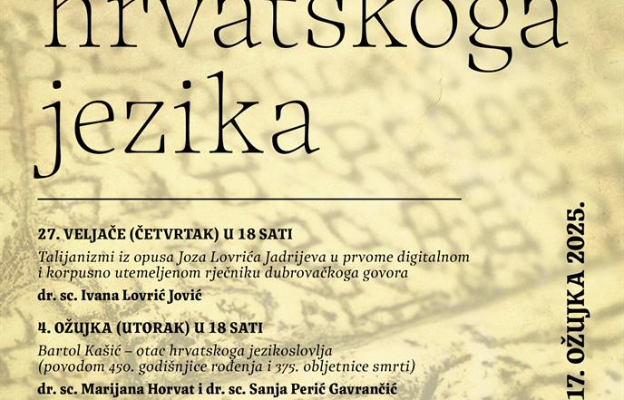 Mjesec hrvatskoga jezika u Pričama iz Ragusine