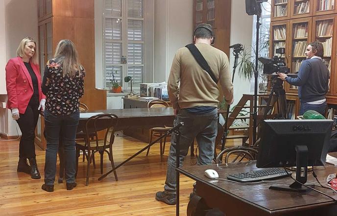 HRT snimio prilog u Znanstvenoj knjižnici za dokumentarac o Flori Turner Vučetić