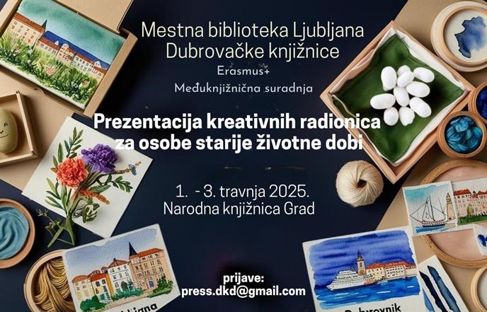 ERASMUS + Prezentacija kreativnih radionica za osobe starije životne dobi
