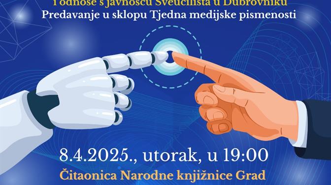 [Tjedan medijske pismenosti] Predavanje Marka Roška o umjetnoj inteligenciji
