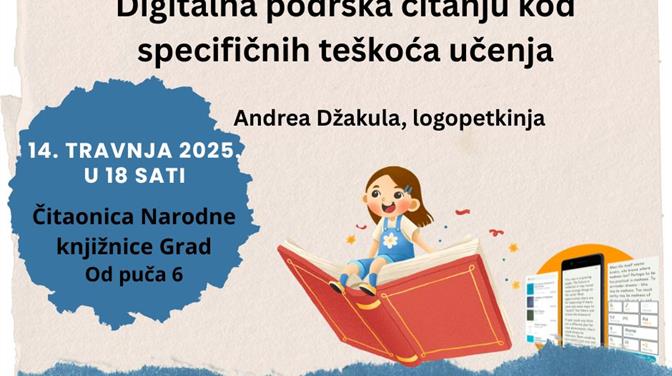 Predavanje logopetkinje Andree Džakula o teškoćama u učenju