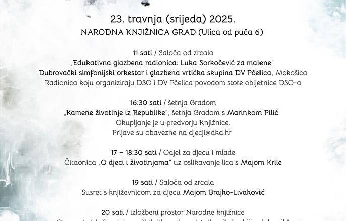 14. Noć knjige u Dubrovačkim knjižnicama