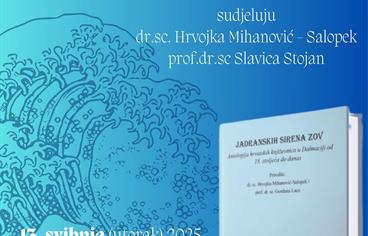 "Jadranskih sirena zov" antologija hrvatskog pjesništva književnica iz područja Dalmacije