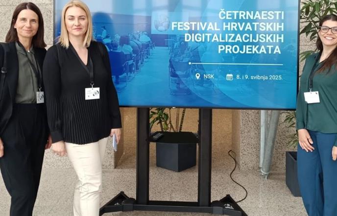 Na 14. Festivalu digitalizacijskih projekata sudjelovale i djelatnice Znanstvene knjižnice