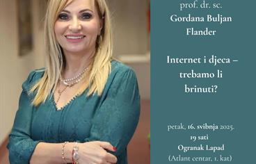 Predavanje Gordane Buljan Flander „Internet i djeca – trebamo li brinuti?“