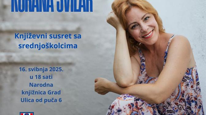 Susret srednjoškolaca s književnicom Koranom Svilar