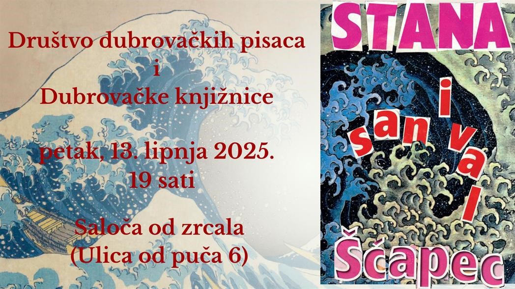 Stana Šćapec predstavit će svoju drugu zbirku pjesama "San i val"