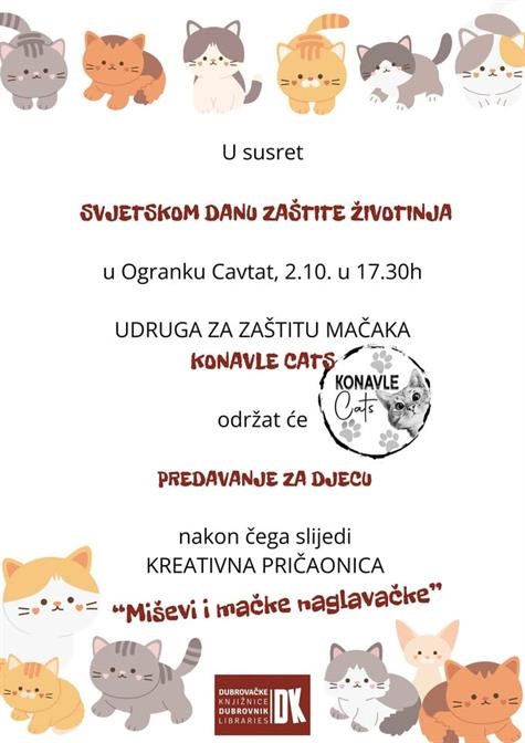 KONAVLE CATS Svjetski dan zaštite životinja u Ogranku Cavtat