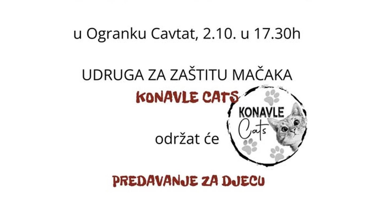 KONAVLE CATS Svjetski dan zaštite životinja u Ogranku Cavtat