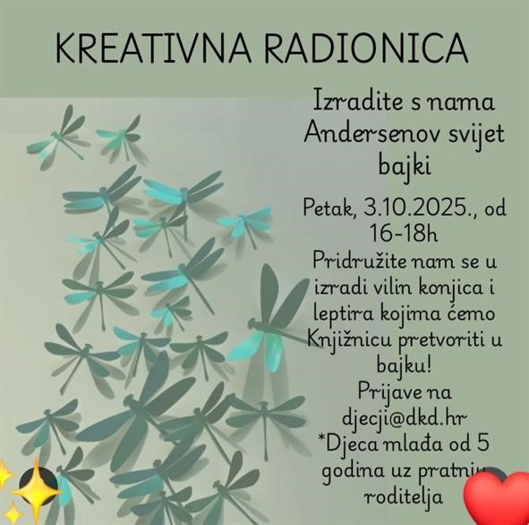 Kreativna radionica "Andersenov svijet bajki"