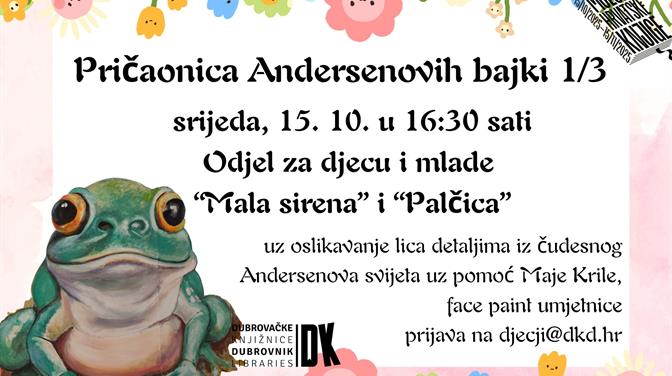 OTVORENJE MJESECA HRVATSKE KNJIGE // Pričaonica Andersenovih bajki i oslikavanje lica s Majom Krile