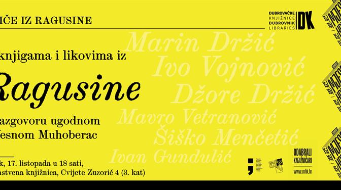 O knjigama i likovima iz „Ragusine“ u razgovoru ugodnom s Vesnom Muhoberac