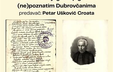 "Đuro Ferić i njegovi epigrami o (ne)poznatim Dubrovčanima" predavanje Petra Uškovića Croate