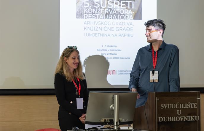 Tina Di Reda i Damjan Polić sudjelovali na 5. Susretima konzervatora-restauratora arhivskog gradiva