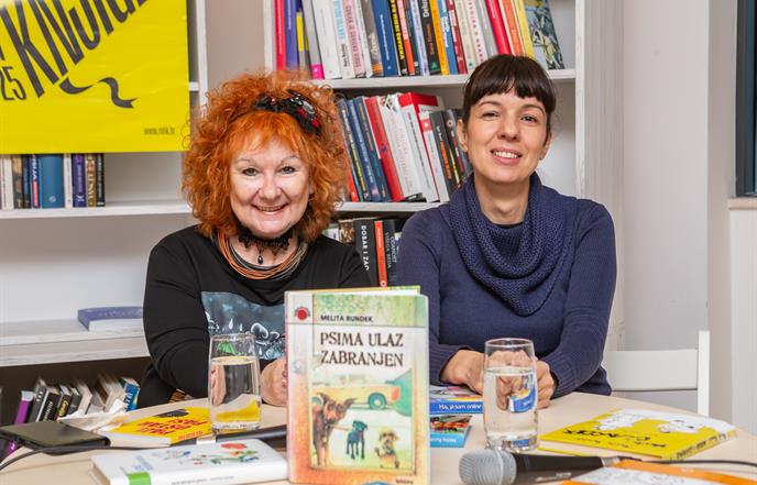 U lapadskom ogranku osnovnoškolci uživali u razgovoru s nagrađivanom književnicom Melitom Rundek