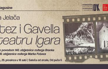PRIČE IZ RAGUSINE “Fotez i Gavella u teatru Igara” predavanje teatrologinje Petre Jelače